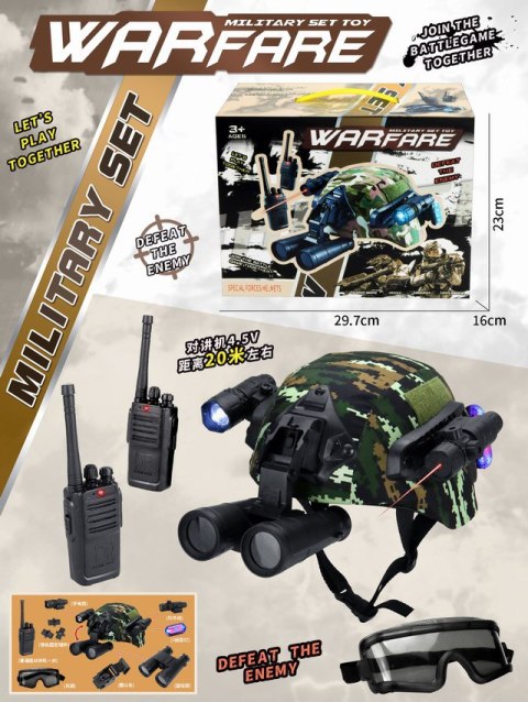 Zestaw Militarny + Kask