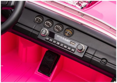Auto Na Akumulator Dodge Charger R/T DLS-K12 24V7Ah Różowy