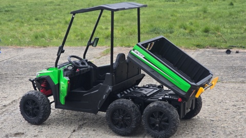 Auto Farmer Truck X-POWER GLADIATOR elektryczny kiper wywrotka Zielony
