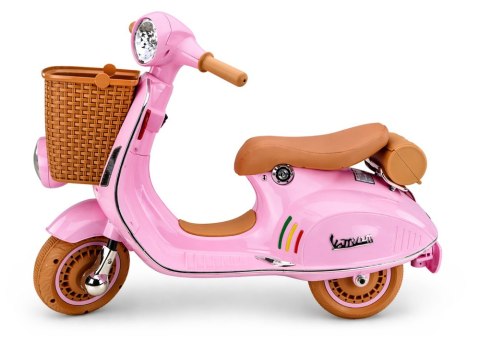 Skuter Na Akumulator Vespa XW-03 35W Różowa