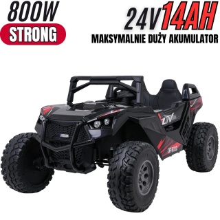 Auto BUGGY CLASH Challenger STRONG 24V Monster RTR do 16km/h Czarny