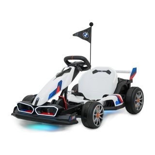 Auto Gokart na akumulator BMW z Funkcją Driftu - REGULOWANA RAMA Biały