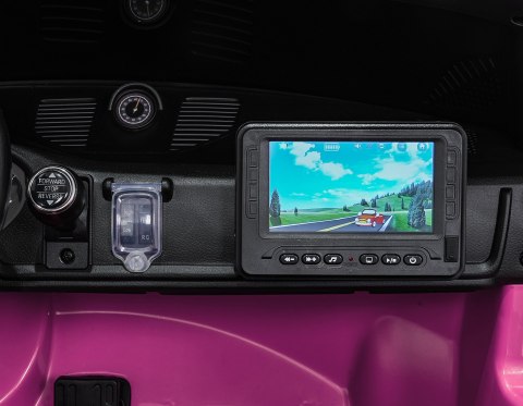 Auto na akumulator Porsche 911 GT3 + PANEL MP4 24V 10Ah Różowe + 4x200W MOCY + PILOT