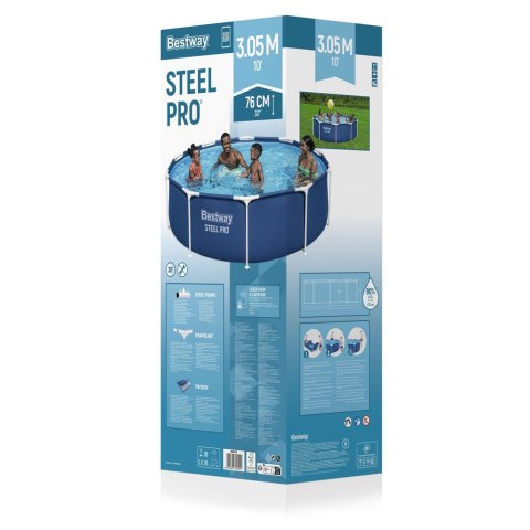 Basen Ogrodowy Stelażowy 305 cm x 76 cm Bestway 56679