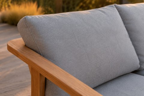 Meble Ogrodowe Aluminiowe Dwie Sofy + Fotel + Stolik