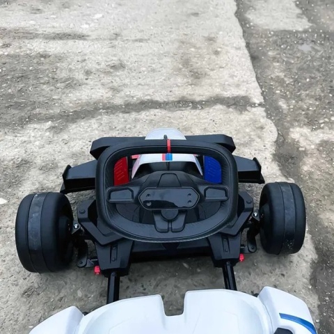 Auto Gokart na akumulator BMW z Funkcją Driftu - REGULOWANA RAMA Biały