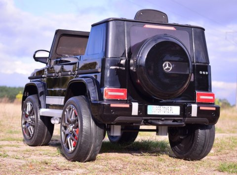 DUŻY TRAKTOR NA AKUMULATOR BLAST 4x4 Z KABINĄ PILOTEM PRZYCZEPKĄ