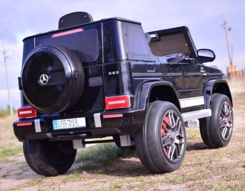 DUŻY TRAKTOR NA AKUMULATOR BLAST 4x4 Z KABINĄ PILOTEM PRZYCZEPKĄ