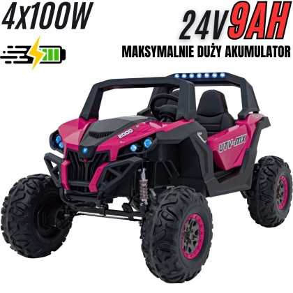 Pojazd Buggy UTV-MX 2000N Różowy