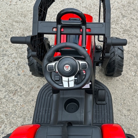 Wielki traktor na akumulator 720-T z przyczepką 24V 2x200W [SX2068]