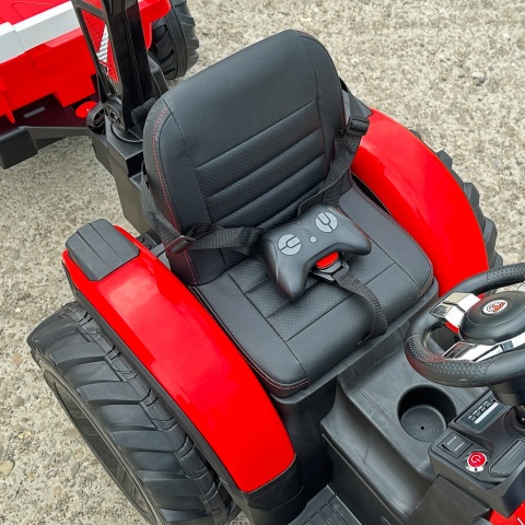 Wielki traktor na akumulator 720-T z przyczepką 24V 2x200W [SX2068]