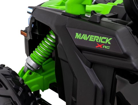 Buggy CAN-AM Maverick 3 PRO + Pompowane KOŁA auto na akumulator Zielony 2x320W 24V DK-CA001