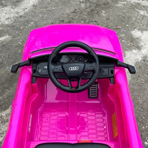 Auto na akumulator AUDI SQ8 Różowy + PILOT MP3 KOŁA EVA