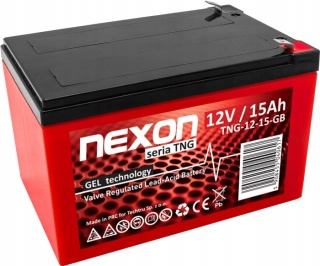 Akumulator 12V 15Ah NEXON do samochodów dla dzieci