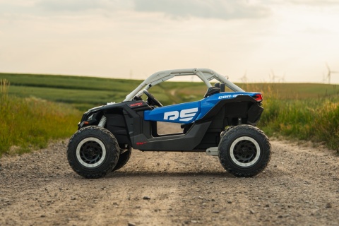 Auto na akumulator Buggy CAN-AM Maverick 3 PREMIUM DELUXE Niebiesko Czarny + POMPOWANE KOŁA + POWIĘKSZONY AKUMULATOR