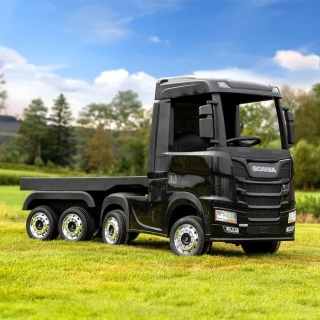 ZESTAW TIR Ciężarówka + Naczepa Scania R-SERIE 4x4W Czarna