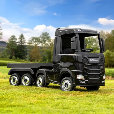 ZESTAW TIR Ciężarówka + Naczepa Scania R-SERIE 4x4W Czarna