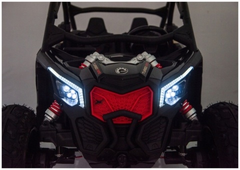 Pojazd Buggy CAN-AM Maverick DELUXE + POMPOWANE KOŁA 4x200W 2x24V10Ah Czarny / Khaki