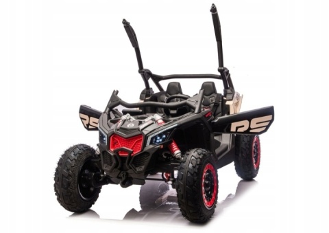 Pojazd Buggy CAN-AM Maverick DELUXE + POMPOWANE KOŁA 4x200W 2x24V10Ah Czarny / Khaki