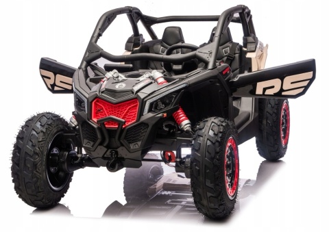Pojazd Buggy CAN-AM Maverick DELUXE + POMPOWANE KOŁA 4x200W 2x24V10Ah Czarny / Khaki