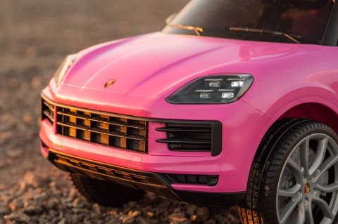 Auto na akumulator Porsche Cayenne 2x45W, 12V/9Ah - Samochód Dla Dzieci Różowy