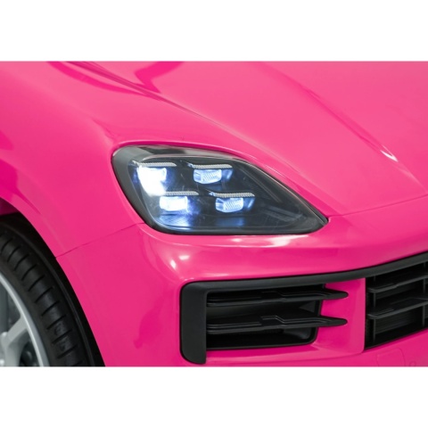 Auto na akumulator Porsche Cayenne 2x45W, 12V/9Ah - Samochód Dla Dzieci Różowy