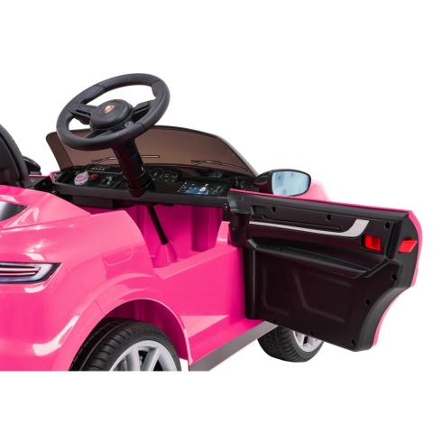Auto na akumulator Porsche Cayenne 2x45W, 12V/9Ah - Samochód Dla Dzieci Różowy