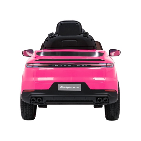 Auto na akumulator Porsche Cayenne 2x45W, 12V/9Ah - Samochód Dla Dzieci Różowy