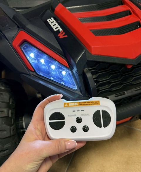 Autko na akumulator MEGA Buggy ATV Racing 4x4 NIEBIESKI 24V 21Ah