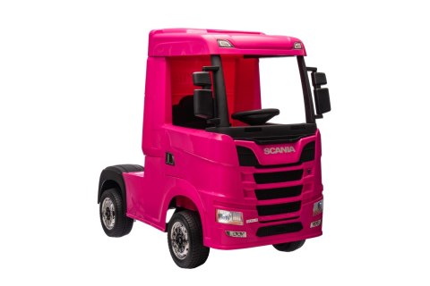 OUTLET Auto na akumulator TIR Ciężarówka Scania R-SERIE 500 4x4 Różowa