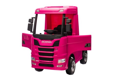 OUTLET Auto na akumulator TIR Ciężarówka Scania R-SERIE 500 4x4 Różowa