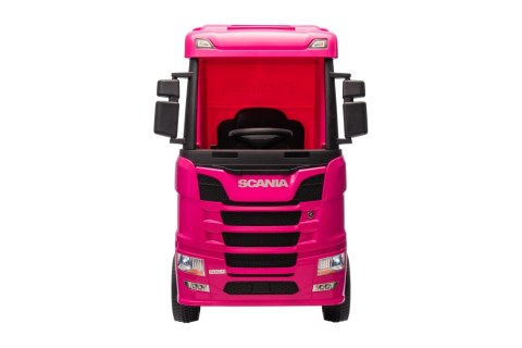 OUTLET Auto na akumulator TIR Ciężarówka Scania R-SERIE 500 4x4 Różowa