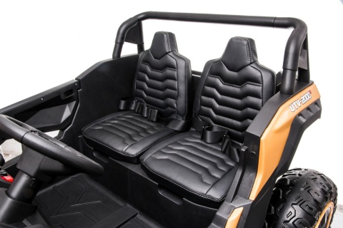 Autko na akumulator MEGA Buggy ATV Racing 4x4 SZARY 24V 21Ah