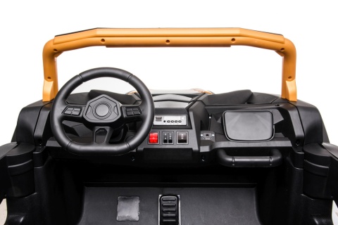 Autko na akumulator MEGA Buggy ATV Racing 4x4 SZARY 24V 21Ah