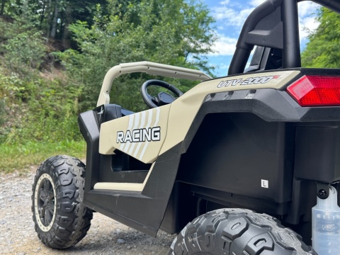 Autko na akumulator MEGA Buggy ATV Racing 4x4 SZARY 24V 21Ah