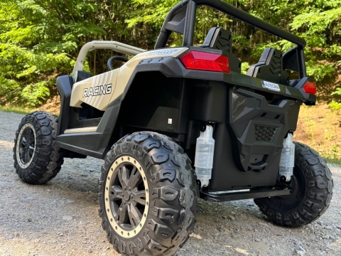 Autko na akumulator MEGA Buggy ATV Racing 4x4 SZARY 24V 21Ah