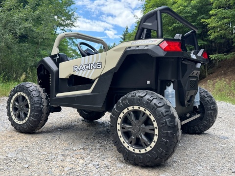Autko na akumulator MEGA Buggy ATV Racing 4x4 SZARY 24V 21Ah