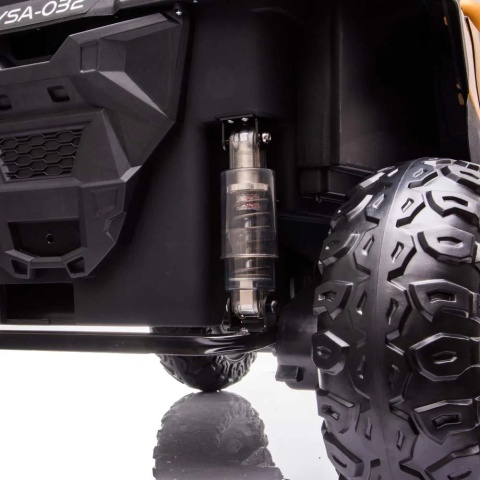 Autko na akumulator MEGA Buggy ATV Racing 4x4 SZARY 24V 14Ah