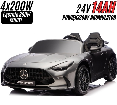 Auto Na Akumulator Mercedes GT63 AMG DK-GT63 24V Szary Lakierowany