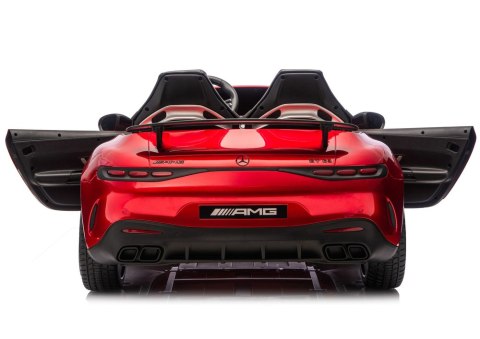 Auto Na Akumulator Mercedes GT63 AMG DK-GT63 4x200W + POWIĘKSZONY AKUMULATOR 24V14Ah Czerwony Lakierowany