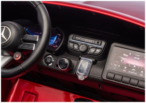 Auto Na Akumulator Mercedes GT63 AMG DK-GT63 4x200W + POWIĘKSZONY AKUMULATOR 24V14Ah Czerwony Lakierowany