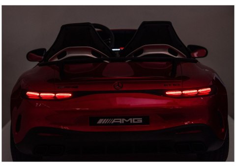 Auto Na Akumulator Mercedes GT63 AMG DK-GT63 4x200W + POWIĘKSZONY AKUMULATOR 24V14Ah Czerwony Lakierowany