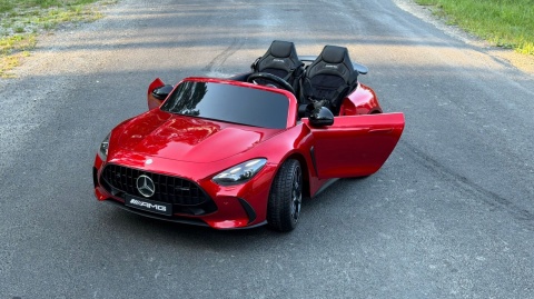 Auto Na Akumulator Mercedes GT63 AMG DK-GT63 4x200W + POWIĘKSZONY AKUMULATOR 24V14Ah Czerwony Lakierowany
