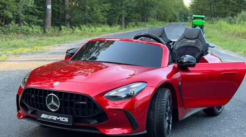 Auto Na Akumulator Mercedes GT63 AMG DK-GT63 4x200W + POWIĘKSZONY AKUMULATOR 24V14Ah Czerwony Lakierowany