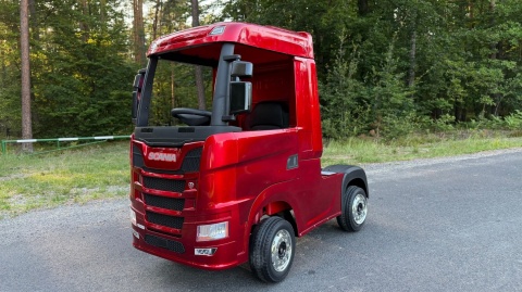 Auto na akumulator TIR Ciężarówka Scania R-SERIE 500 4x4 Czerwona LAKIEROWANA