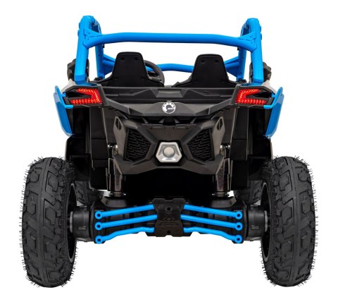 Buggy CAN-AM Maverick 3 PRO + Pompowane KOŁA auto na akumulator Niebieski 2x320W 24V DK-CA001 + PEŁNE STEROWANIE