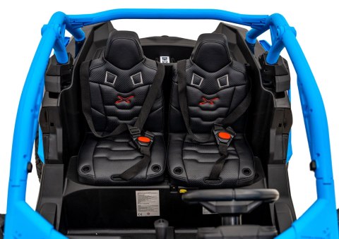 Buggy CAN-AM Maverick 3 PRO + Pompowane KOŁA auto na akumulator Niebieski 2x320W 24V DK-CA001 + PEŁNE STEROWANIE