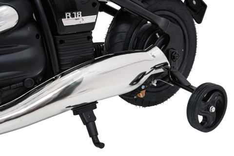 Duży Motor CHOPPER BMW R18 + silnik bezszczotkowy 24V 200W do 16km/h Czarny