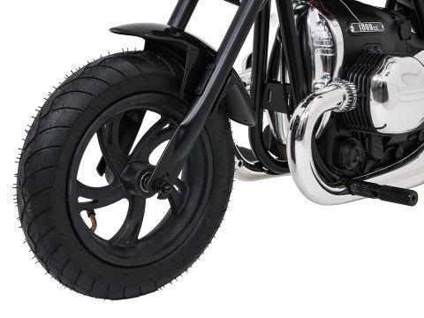 Duży Motor CHOPPER BMW R18 + silnik bezszczotkowy 24V 200W do 16km/h Czarny