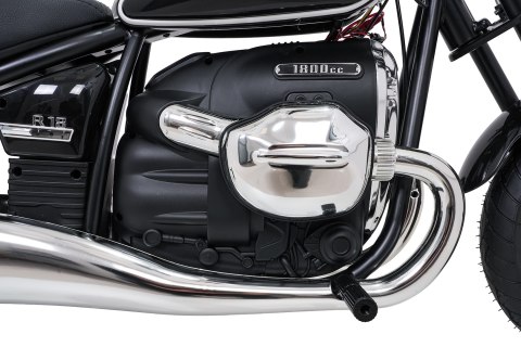 Duży Motor CHOPPER BMW R18 + silnik bezszczotkowy 24V 200W do 16km/h Czarny